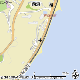 山口県柳井市神代西浜4113周辺の地図
