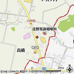 徳島県小松島市大林町（高橋）周辺の地図