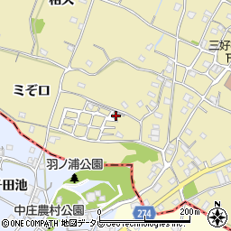 徳島県小松島市坂野町ミぞ口周辺の地図