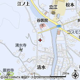 徳島県小松島市立江町清水192周辺の地図