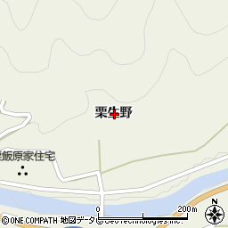 徳島県名西郡神山町下分栗生野周辺の地図