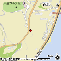 山口県柳井市神代西浜1356周辺の地図