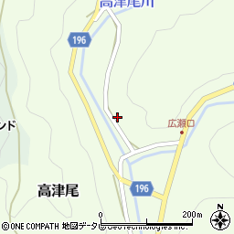 和歌山県日高郡日高川町高津尾501周辺の地図