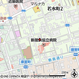 愛媛県新居浜市若水町1丁目7-33周辺の地図