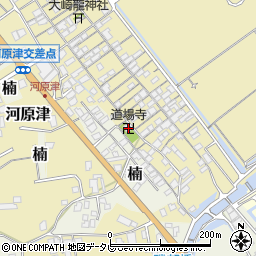 道場寺周辺の地図