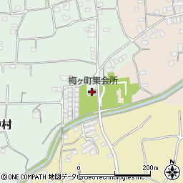 梅ヶ町集会所周辺の地図