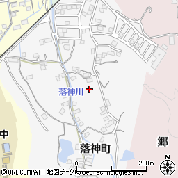 愛媛県新居浜市落神町4周辺の地図