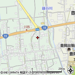 愛媛県四国中央市豊岡町長田414周辺の地図