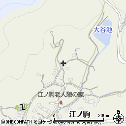 和歌山県日高郡由良町江ノ駒205周辺の地図