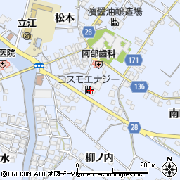 徳島県小松島市立江町万代周辺の地図