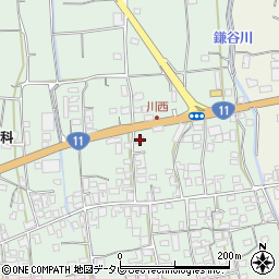愛媛県四国中央市豊岡町長田377周辺の地図