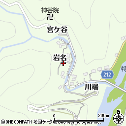 徳島県徳島市飯谷町岩名15周辺の地図