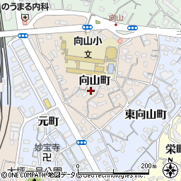 山口県下関市向山町周辺の地図