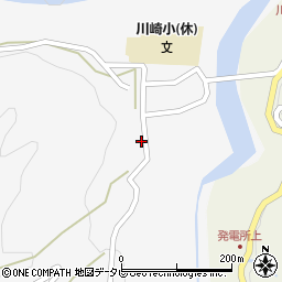 徳島県三好市池田町川崎寺ノ上157周辺の地図