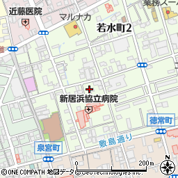 愛媛県新居浜市若水町1丁目7-35周辺の地図