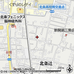 愛媛県松山市北条辻781周辺の地図