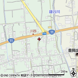 愛媛県四国中央市豊岡町長田371周辺の地図