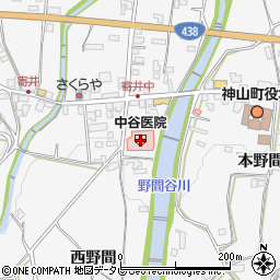 中谷医院周辺の地図