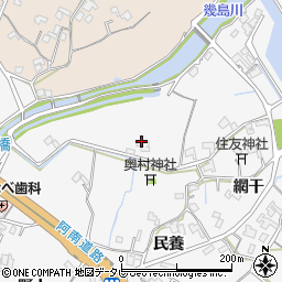 徳島県阿南市那賀川町色ケ島大久保周辺の地図