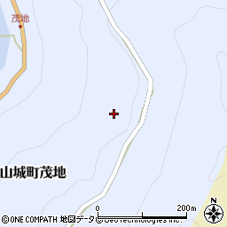 徳島県三好市山城町茂地264周辺の地図