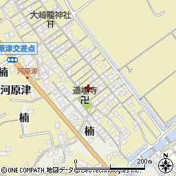 愛媛県西条市河原津206-1周辺の地図