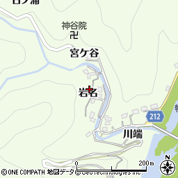 徳島県徳島市飯谷町岩名6周辺の地図