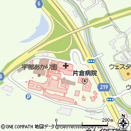 宇部リハビリテーション病院周辺の地図