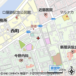 愛媛県新居浜市泉池町9周辺の地図