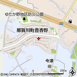 徳島県阿南市那賀川町豊香野152周辺の地図