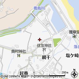 徳島県阿南市那賀川町色ケ島塩ケ崎周辺の地図