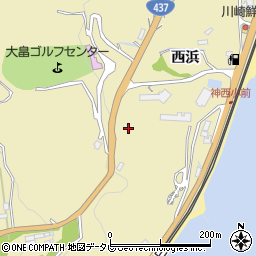 山口県柳井市神代西浜1323-2周辺の地図