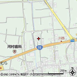 愛媛県四国中央市豊岡町長田264-1周辺の地図