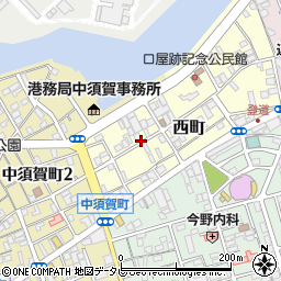 〒792-0014 愛媛県新居浜市西町の地図