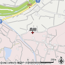 〒799-2422 愛媛県松山市高田の地図