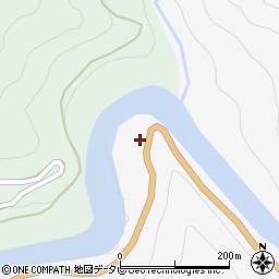 徳島県美馬市木屋平カゴミ周辺の地図