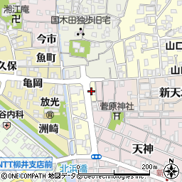 山口県柳井市土手町1周辺の地図