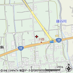 愛媛県四国中央市豊岡町長田357-1周辺の地図