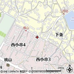 桃山簡易郵便局周辺の地図