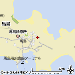 福岡県北九州市小倉北区馬島周辺の地図