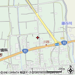 愛媛県四国中央市豊岡町長田255-1周辺の地図
