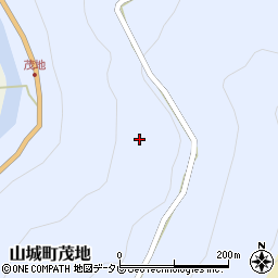 徳島県三好市山城町茂地219周辺の地図