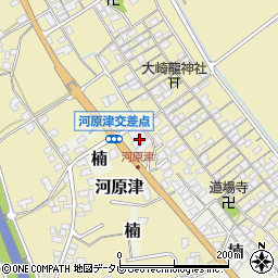 愛媛県西条市河原津387周辺の地図