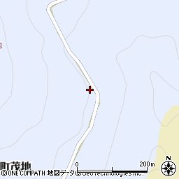 徳島県三好市山城町茂地284周辺の地図