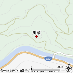 徳島県美馬市穴吹町古宮川瀬95周辺の地図