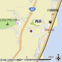 山口県柳井市神代西浜1324周辺の地図