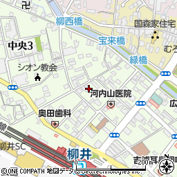 山口県柳井市中央2丁目12周辺の地図