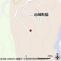 徳島県三好市山城町脇214周辺の地図
