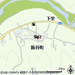 徳島県徳島市飯谷町東分周辺の地図