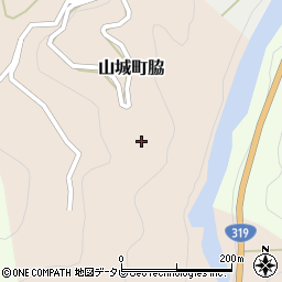 徳島県三好市山城町脇173周辺の地図