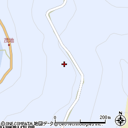 徳島県三好市山城町茂地278周辺の地図